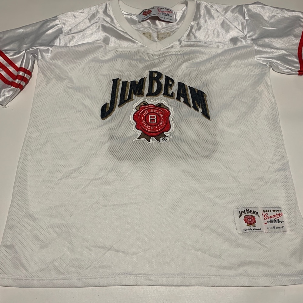 Jim beam whiskey football jersey
